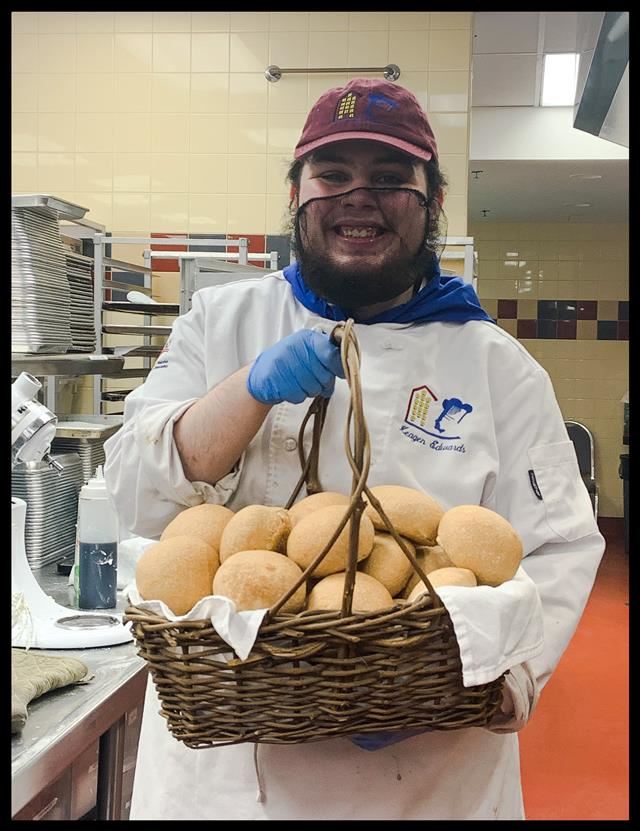 Kaegan w/ Bread Rolls